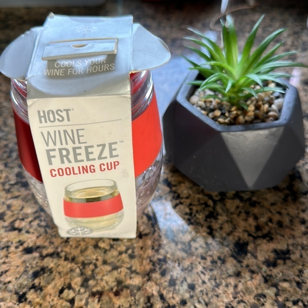 3 for 20New with tag Host Wine Freeze Cooling Cup
